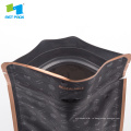 Plastic De-Metalized Flat Bottom Bag For Chocolate